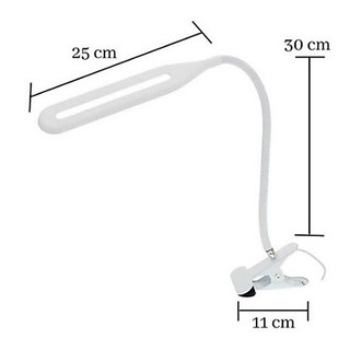 Luminária De Mesa Com Garra Manicure Maquiagem Leitura Usb
