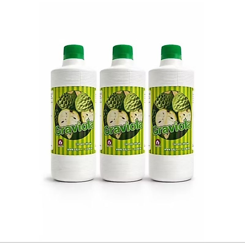 Graviola líquida 500ml -  2 unidades