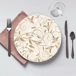 Capa De Sousplat Exclusivo 35cm Para Decoração Mesa Cores Vivas - Jogo Americano Floral