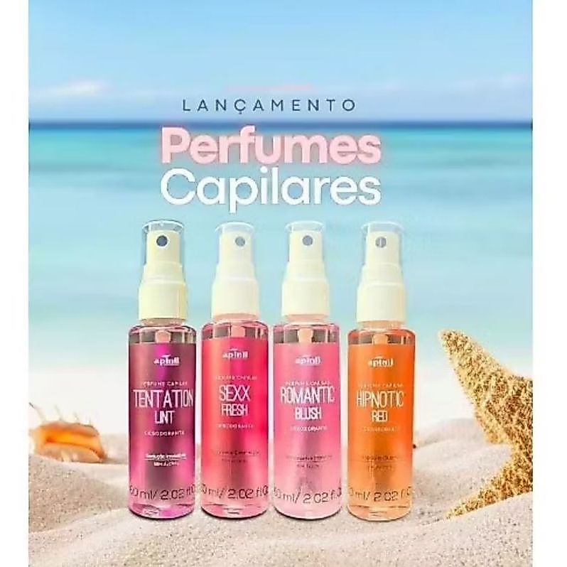 12 Perfumes Capilar Profissional Apinil 60ml