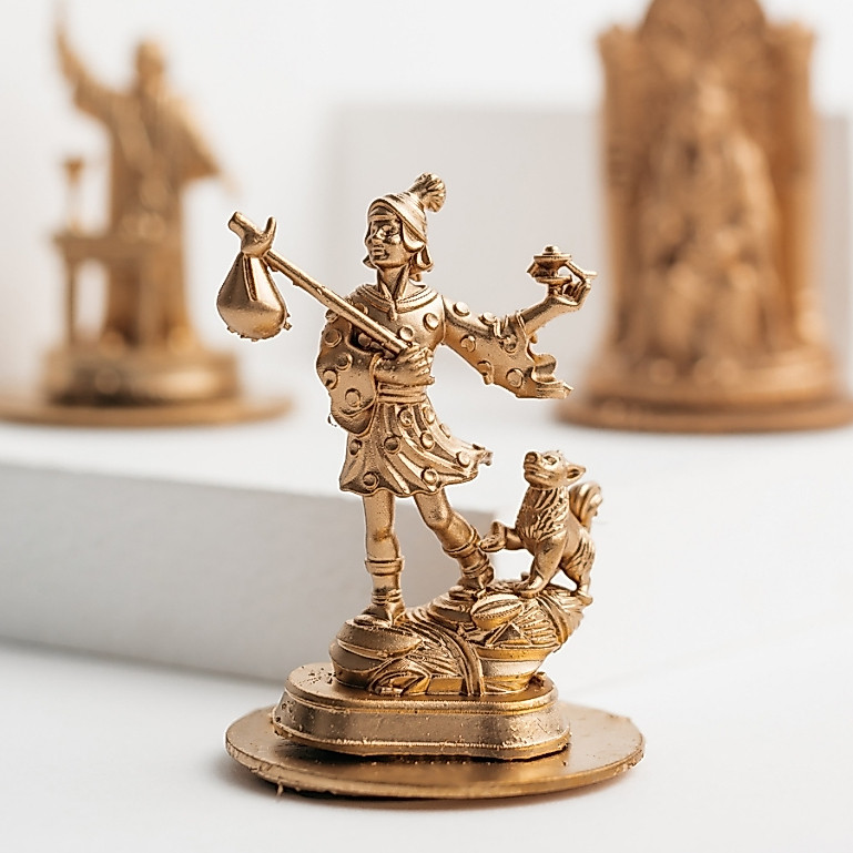 Miniatura Colecionável 22 Arcanos Maiores do Tarô Resina 4 cm