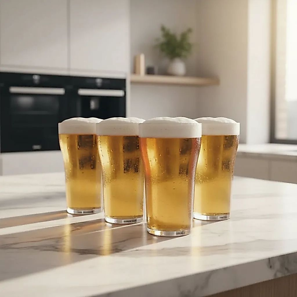 Conjunto 12/24 Copos Vidro Choppinho 200 ml Copos Bar Boteco Cerveja Chopp Vidro