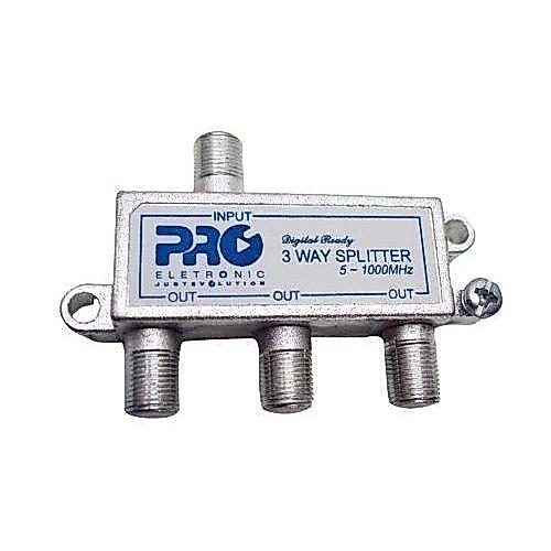 Divisor Local 1:3 CATV 5 a 1GHZ PQDV-1023B Proeletronic