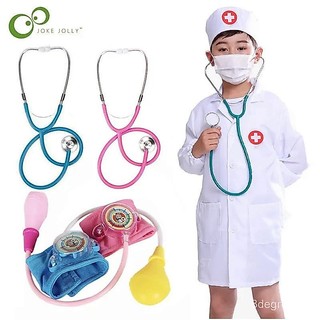 Simulação Médico Enfermeira Trabalho Fantasia de Halloween Infantil Conjunto de Brinquedos de Papel Infantil Brinquedo E