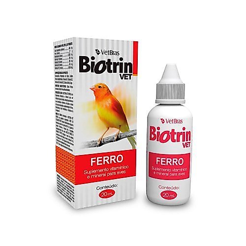 Suplemento Biotrin Vet Ferro Vetbras 20 mL