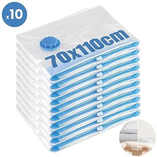 Kit 10 Saco a Vácuo para Roupas Viagem Organizador Mala Guarda Roupa