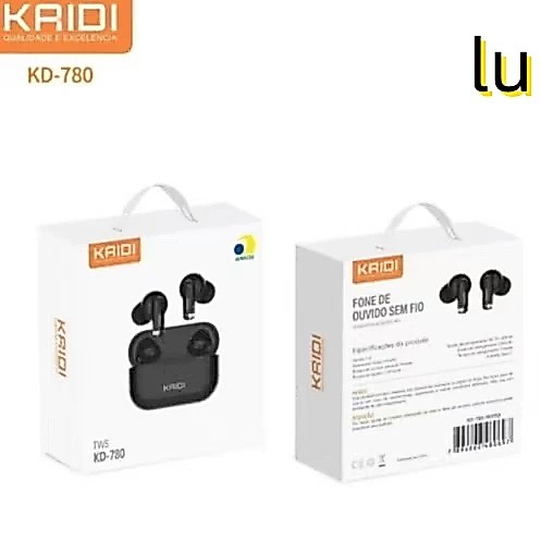 Fone de Ouvido Sem fio Bluetooth TWS Kaidi KD-780