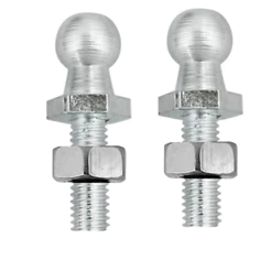 Kit 2 Pinos com Porca M6 para Instalação de Amortecedores Porta Malas e Capo