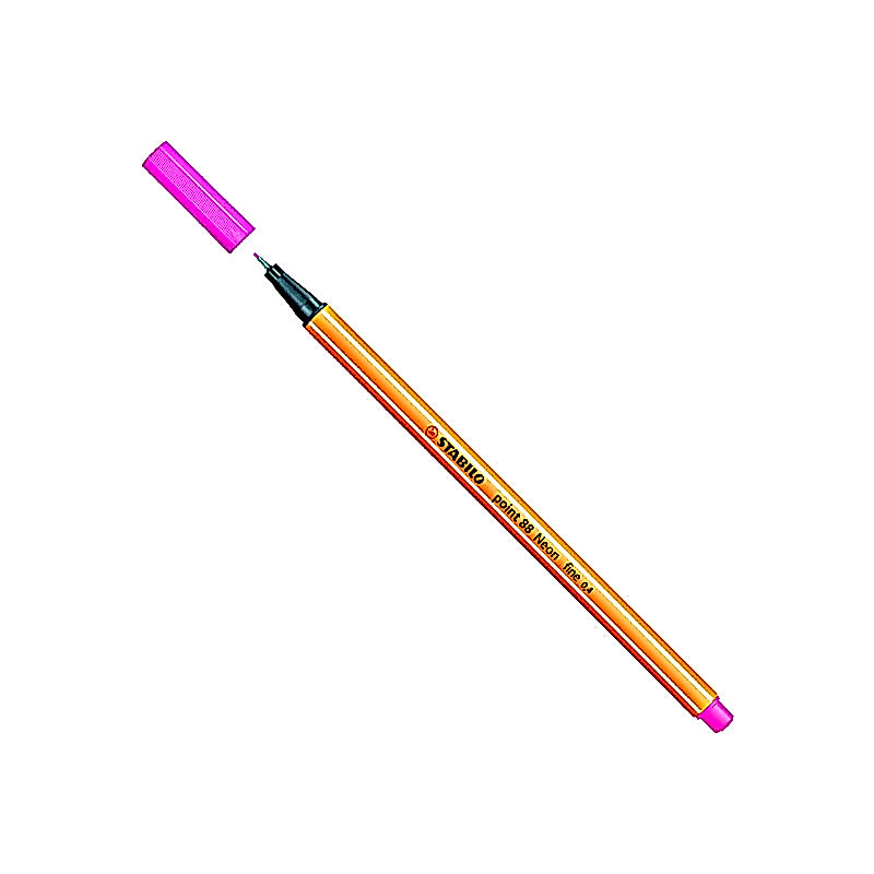 Caneta hidrográfica Fine Point 88/056 Rosa Neon Stabilo