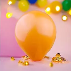 50~250 BALÃO Nº 9 BEXIGA GRANDE PARA FESTA DE ANIVERSÁRIO - LARANJA (CHOCO)