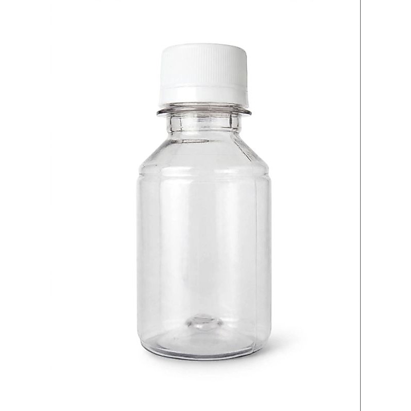 Kit 5, 10, 20 ou 50 Unid. Frasco Plástico PET Vazio 100 ml Tampa Lacre.