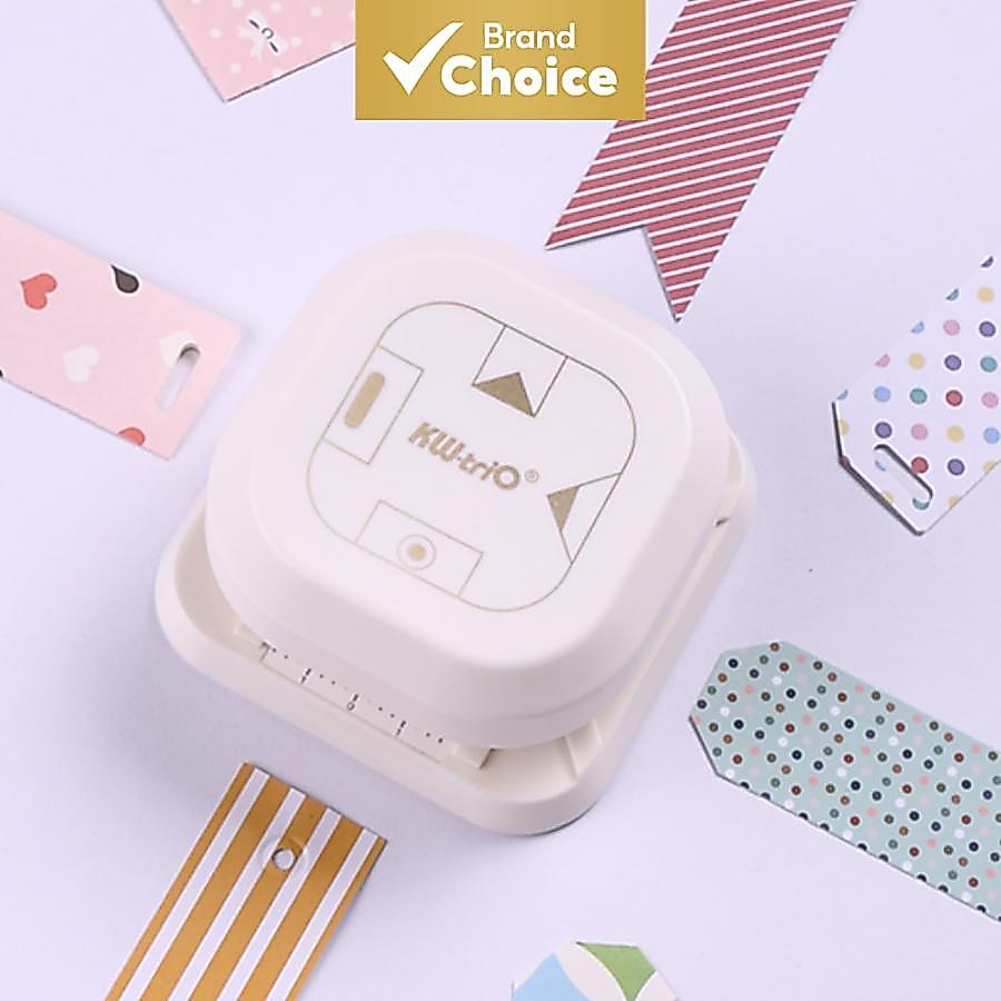 KW-triO 1 peça perfurador de papel multifuncional 4 em 1, máquina de corte e relevo para diário manuscrito, adequado