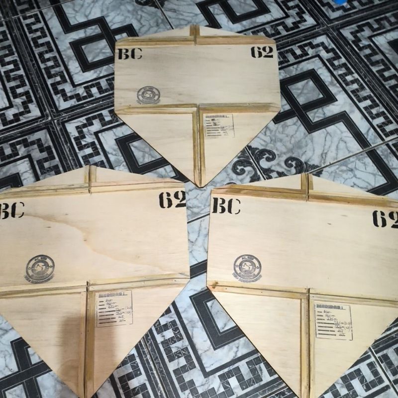 Forma gabarito para fabricação de pipa modelo Bico Curto de 62 cm