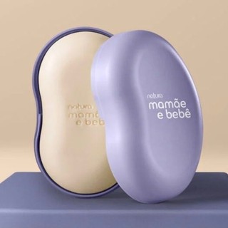 Sabonete em Barra Relaxante Mamãe e Bebê 100g - Limpeza Suave e Fragrância Relaxante com Saboneteira