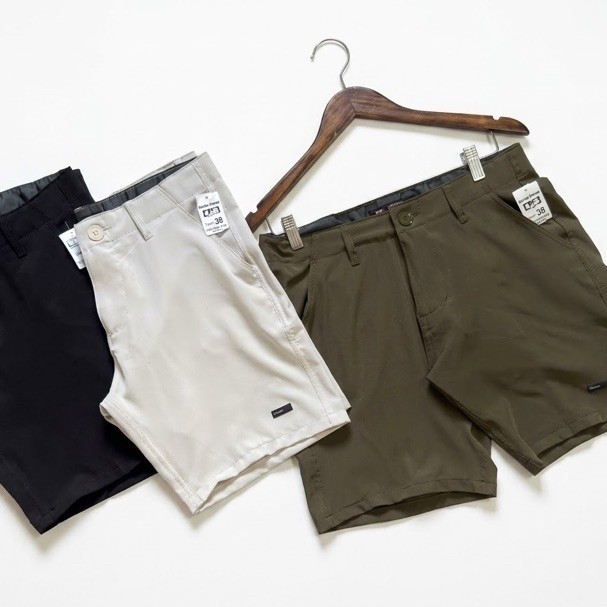 Bermuda Masculina Social Tactel Elastano Premium