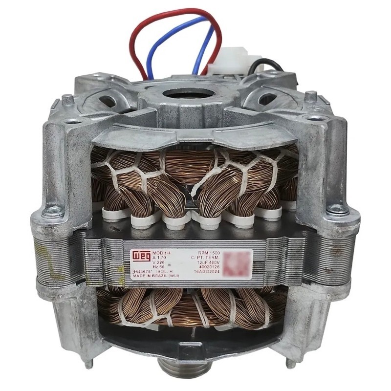 Motor Weg De 220v P/ Lavadoras De 10, 12, 14 E 20 Kg Libell