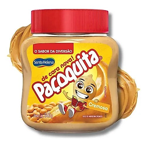 Pasta De Amendoim Pacoquita Cremosa 340g Santa Helena