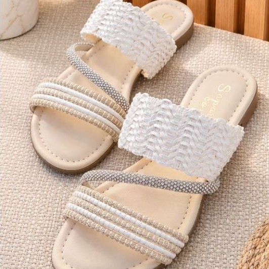 Rasteira rasteirinha chinelo  confortável feminino moda tendência