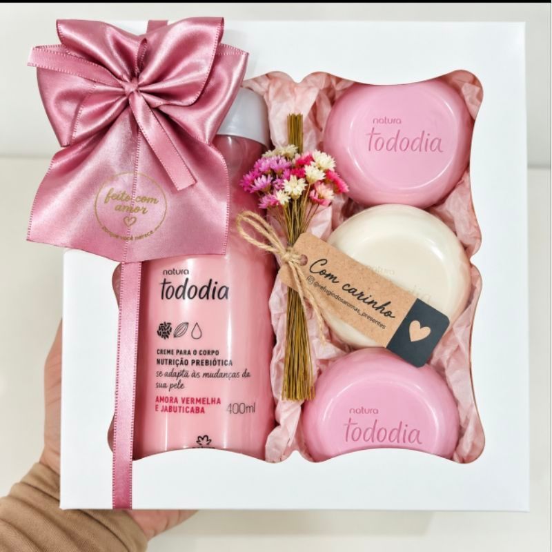 Kit Presente Feminino Natura O Boticário | Hidratante + Sabonete | Presente Aniversário