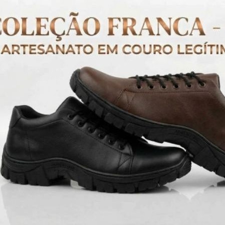 Sapato Casual Oxford  Masculino Preto RGK Tratorado Adventure Resistente Conforto Trabalho Trilha Urbano Sola Borracha