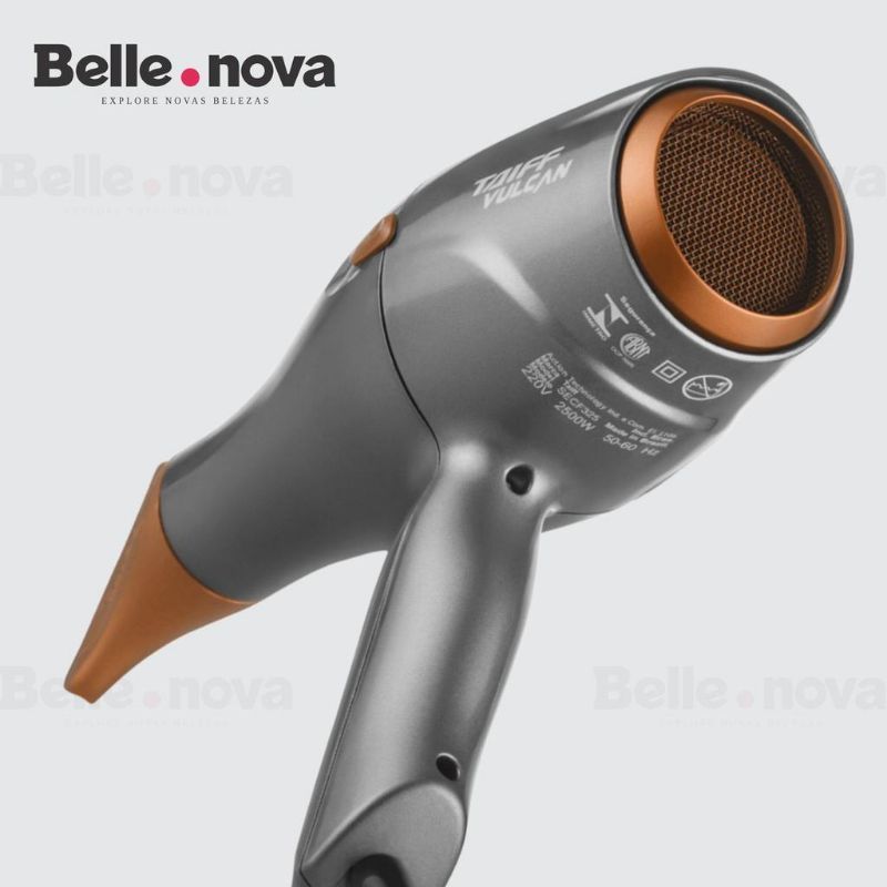 Secador De Cabelo Profissional Unique Digital Tourmaline E Íons Negativos 3100w Taiff 220v