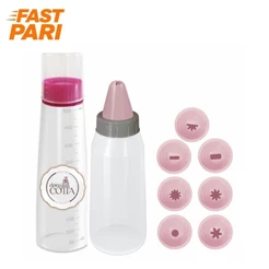 Kit Confeiteiro Bisnaga Regador De Massas + Decorador De Bolo Bisnaga Com 8 Bicos