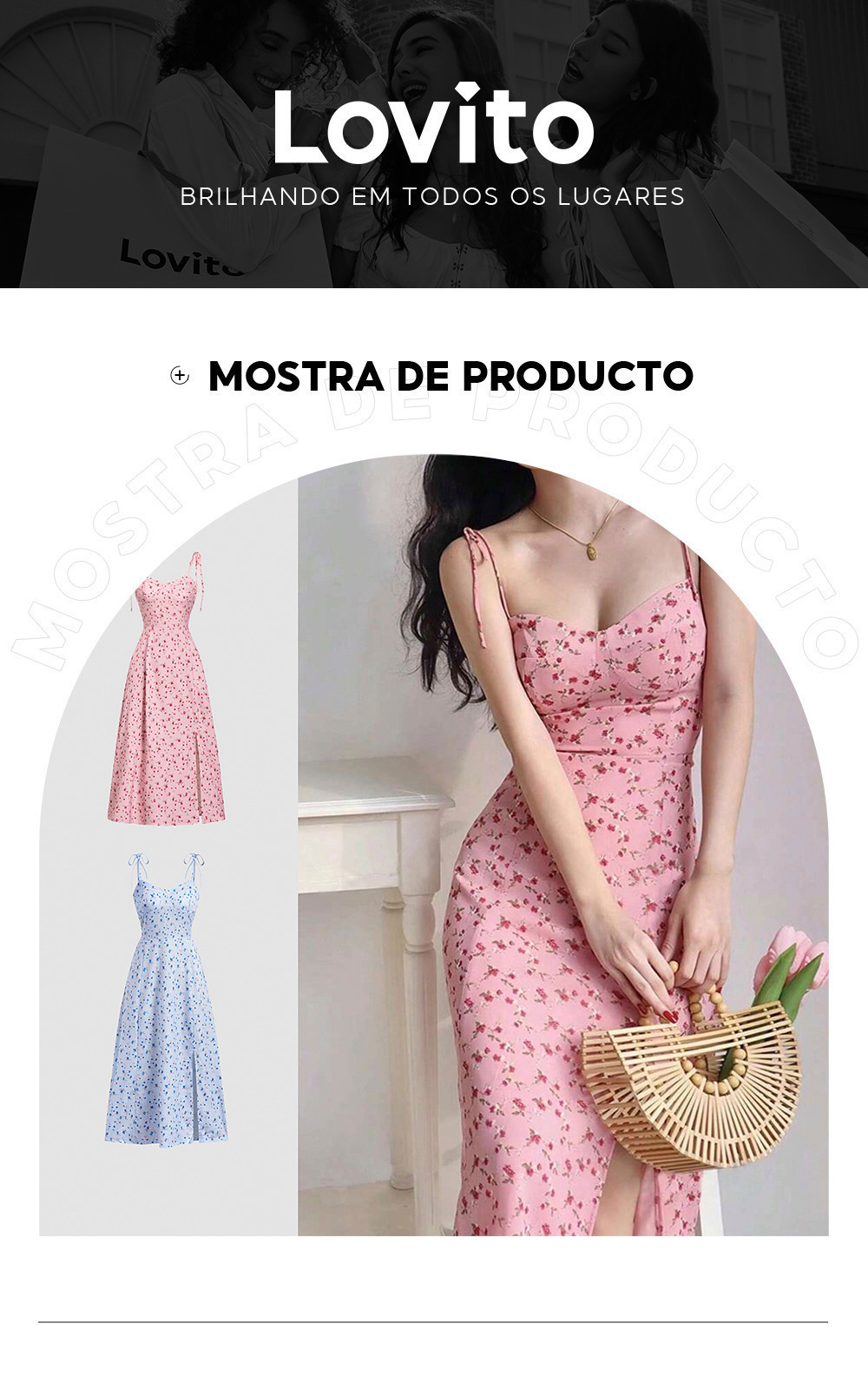 Vestido Ditsy Floral Lovito