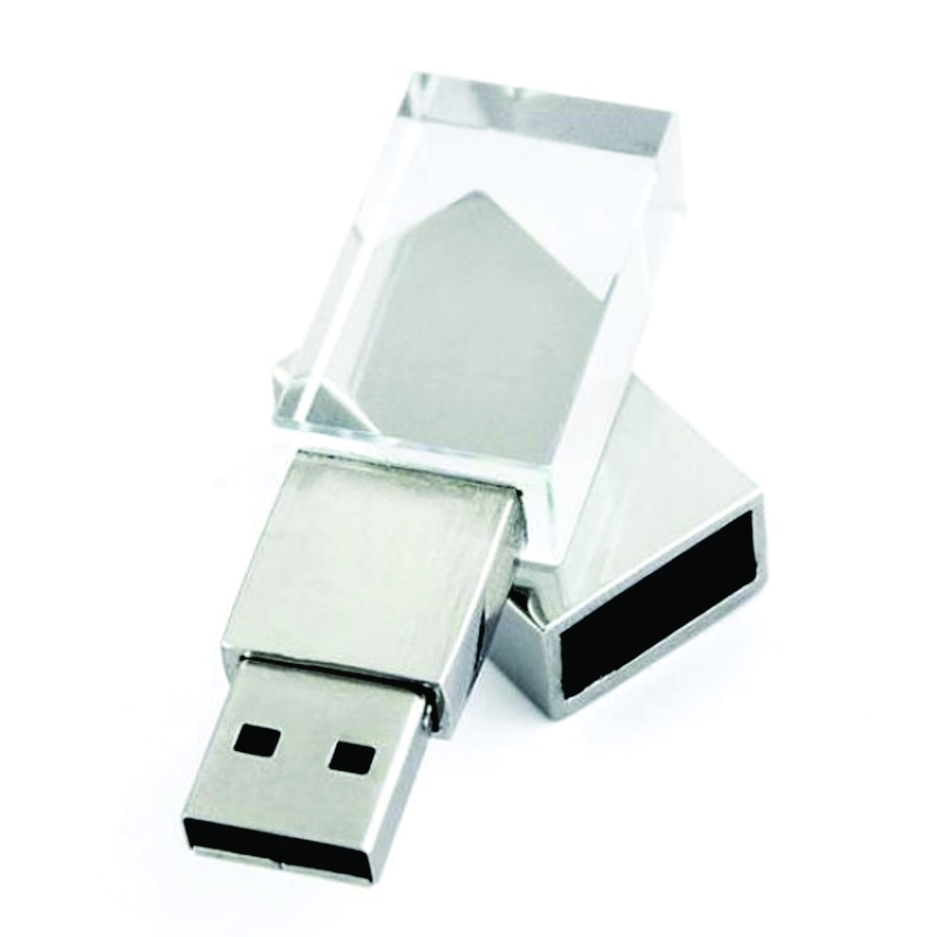 Pen Drive Vidro Prata 4GB/8GB/16GB/32GB   ( NÃO PERSONALIZAMOS ) em Oferta na Shopee