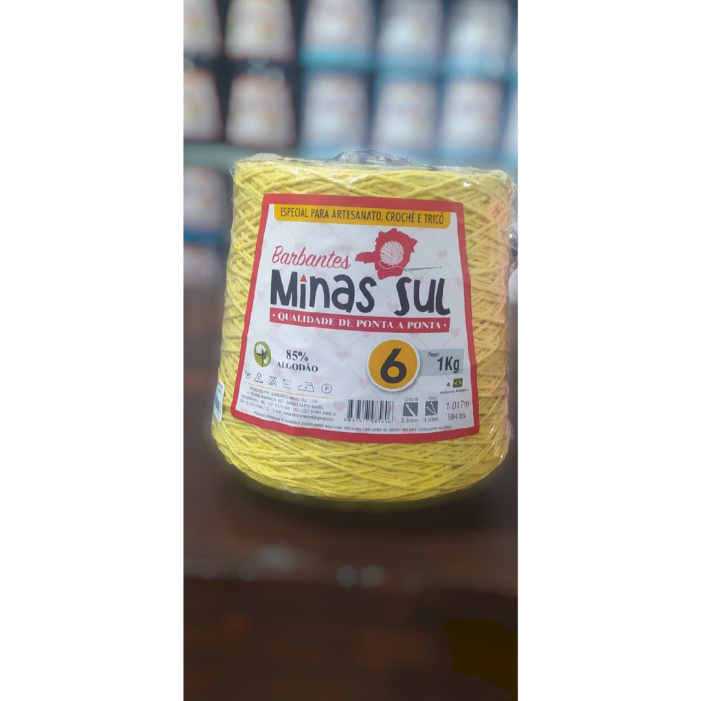Barbantes Minas Sul 1kg N°6 Especial