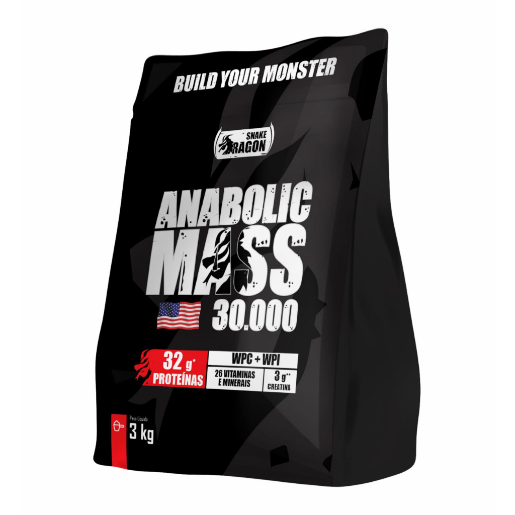 Hipercalórico Anabolic Mass 30000, 3 kg - Snake Dragon