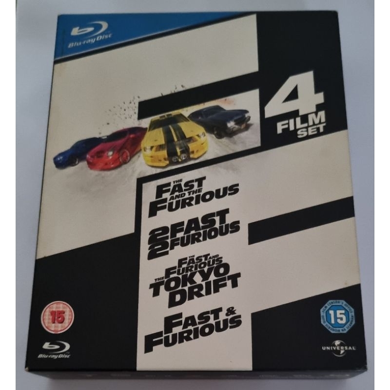 Box velozes e furiosos (4 filmes em bluray)