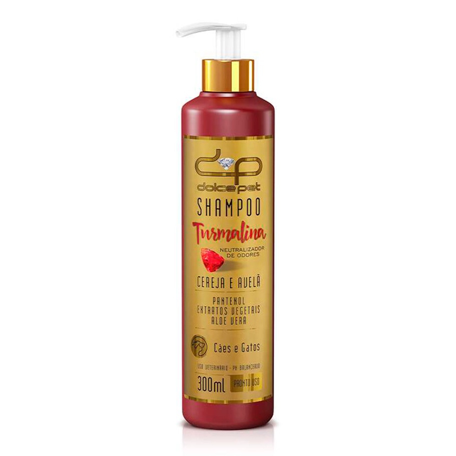 Shampoo Neutralizador de Odores Cereja E Avelã Dolce Pet - 300 ml em Oferta na Shopee