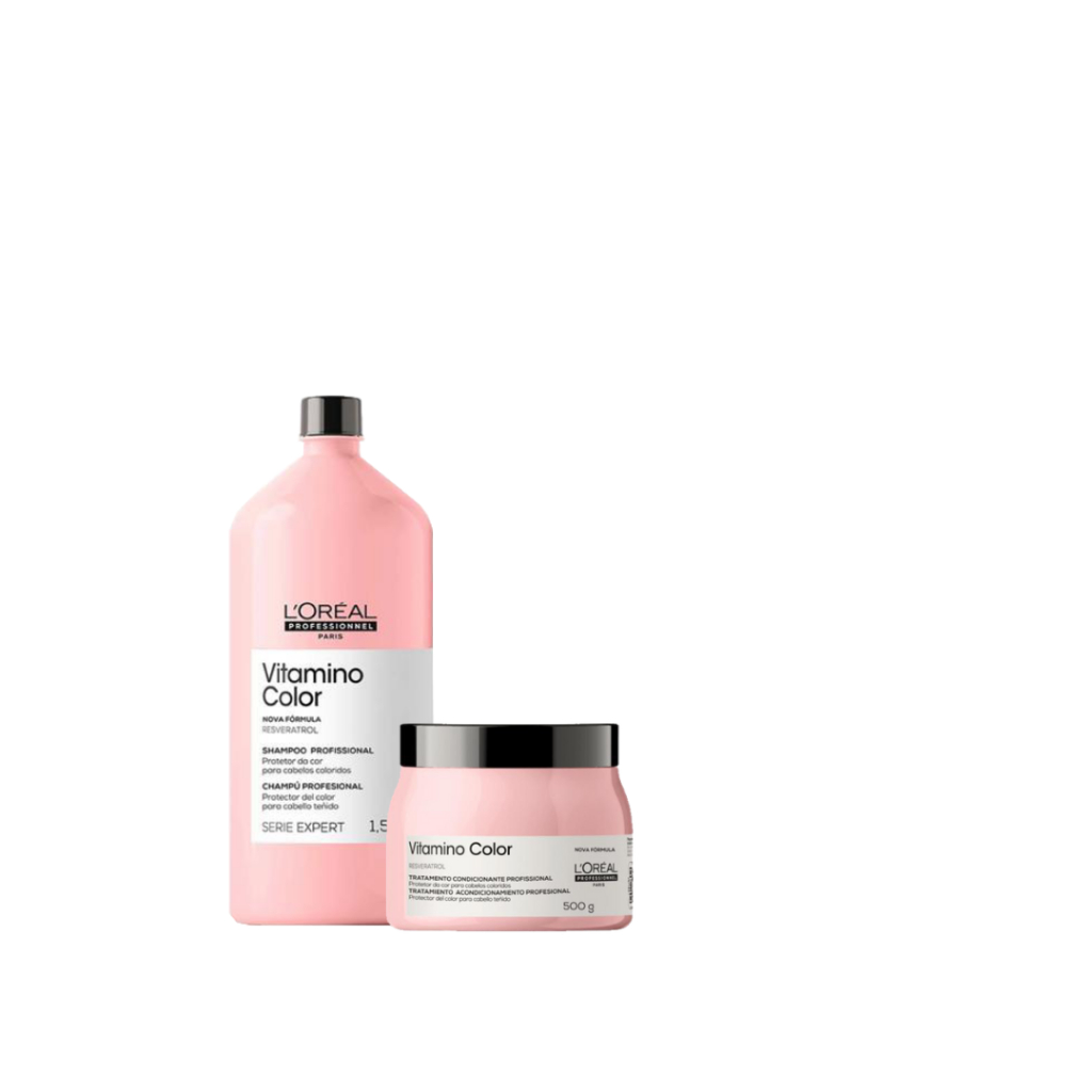 Kit Loreal Professionnel Vitamino Color Resveratrol Shampoo + Máscara