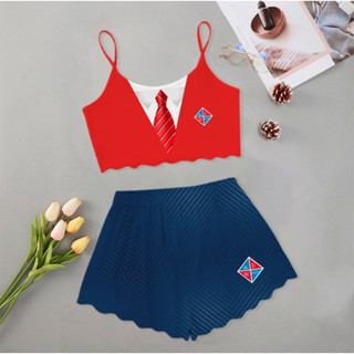Pijama feminino RBD roupa de dormir Baby Doll adulto moda verão 2023
