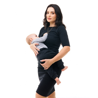 Vestido Manga Média Amamentação em Oferta na Shopee