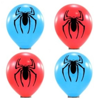 25 Balão Bexiga FESTA E DECORAÇÃO Homem Aranha Azul e Vermelho Sortido 11 pol Redondo em Oferta na Shopee