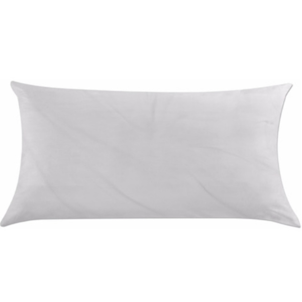 Almofadinha de Comprido 01 Almofada Baguete Encosto Sofá 50x30cm Fibra Sintética