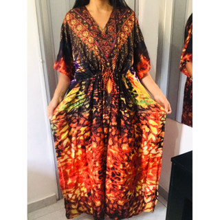 vestido longo indiano plus size