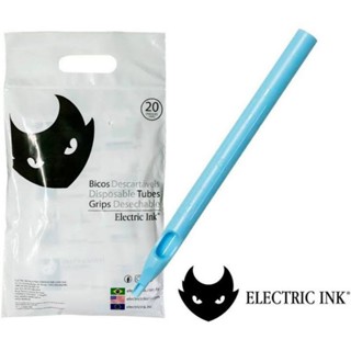 Ponteira Long Tip Descartável Traço e Pintura para Profissionais da Tatuagem - c/ 20 unidades.