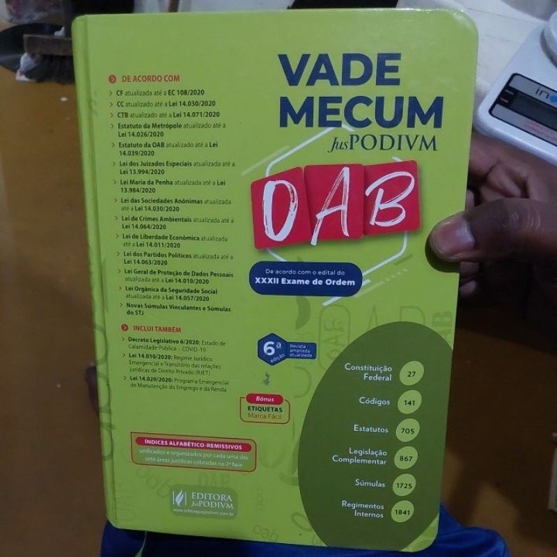 Livro - Vade Mecum Juspodivm OAB
