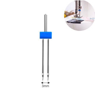Agulha dupla para máquina doméstica 1 unidade em Oferta na Shopee