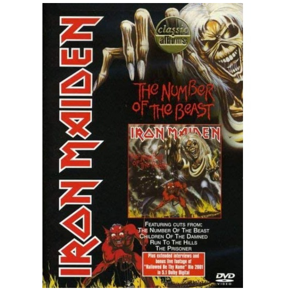 Dvd Iron Maden - The Number Of The Beast