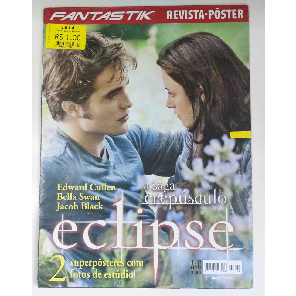 Revista Pôster Fantastik Ed. 04 A Saga Crepúsculo Eclipse 2010