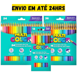 Lápis de Cor 12/24/36 Cores Multicolor (Faber-Castell)
