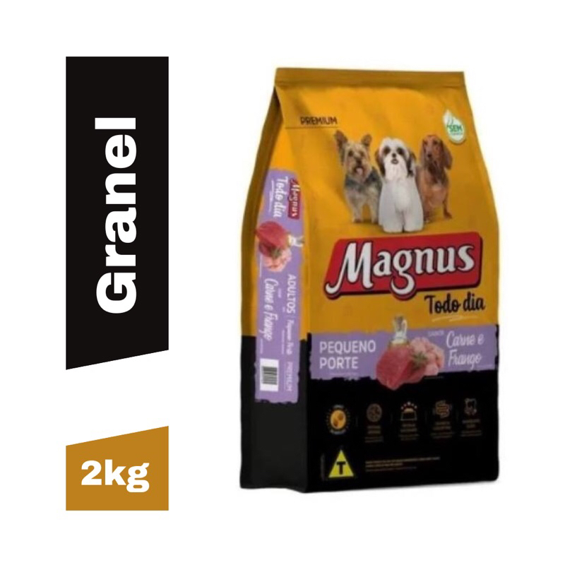 Ração Para Cachorro Magnus Todo Dia Raças Pequena 2 Kg - Ração Cachorro