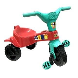 Velotrol Triciclo Motoca Infantil Menino Menina Azul Rosa Vermelho