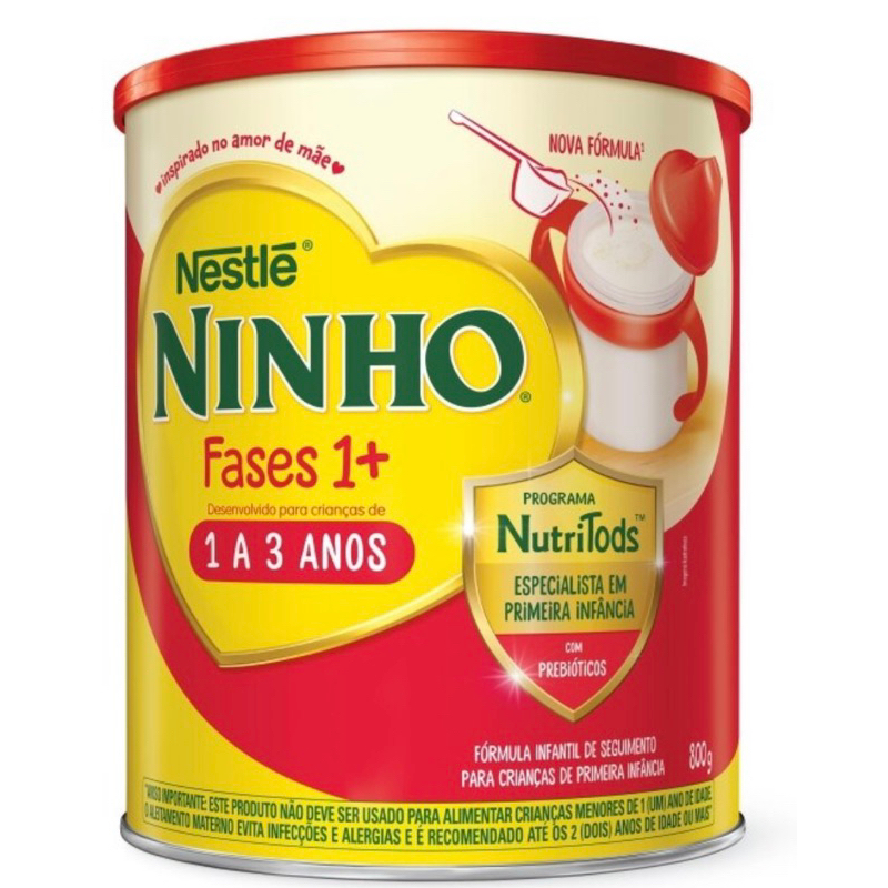 Leite em pó ninho fases 1+ 800g