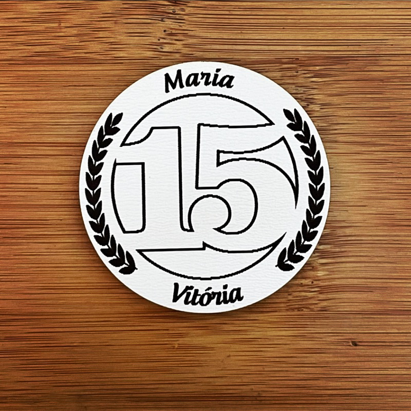 Kit de Imãs Geladeira Aniversário Aniversário Infantil em MDF