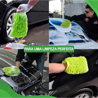 Luva pano grande Microfibra Multiuso pano Para lavar carros e Limpeza Geral