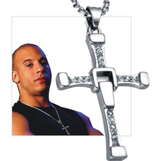 Colar Aço Inoxidável Domic Toretto + Corrente Extra : Velozes e Furiosos : Colar Toretto : CAVF